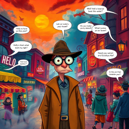 Whose Hello Is It Anyway? - Text-based game