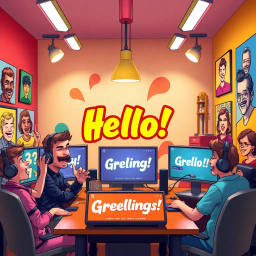 Whose Hello Is It Anyway? - Text-based game