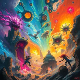 Spectrum Wars: A Dimension in Chaos - Text-based game