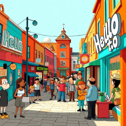 Whose Hello Is It Anyway? - Text-based game