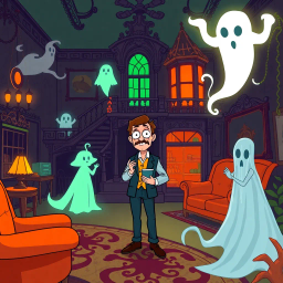 Whose Ghost Is It Anyway? - Text-based game