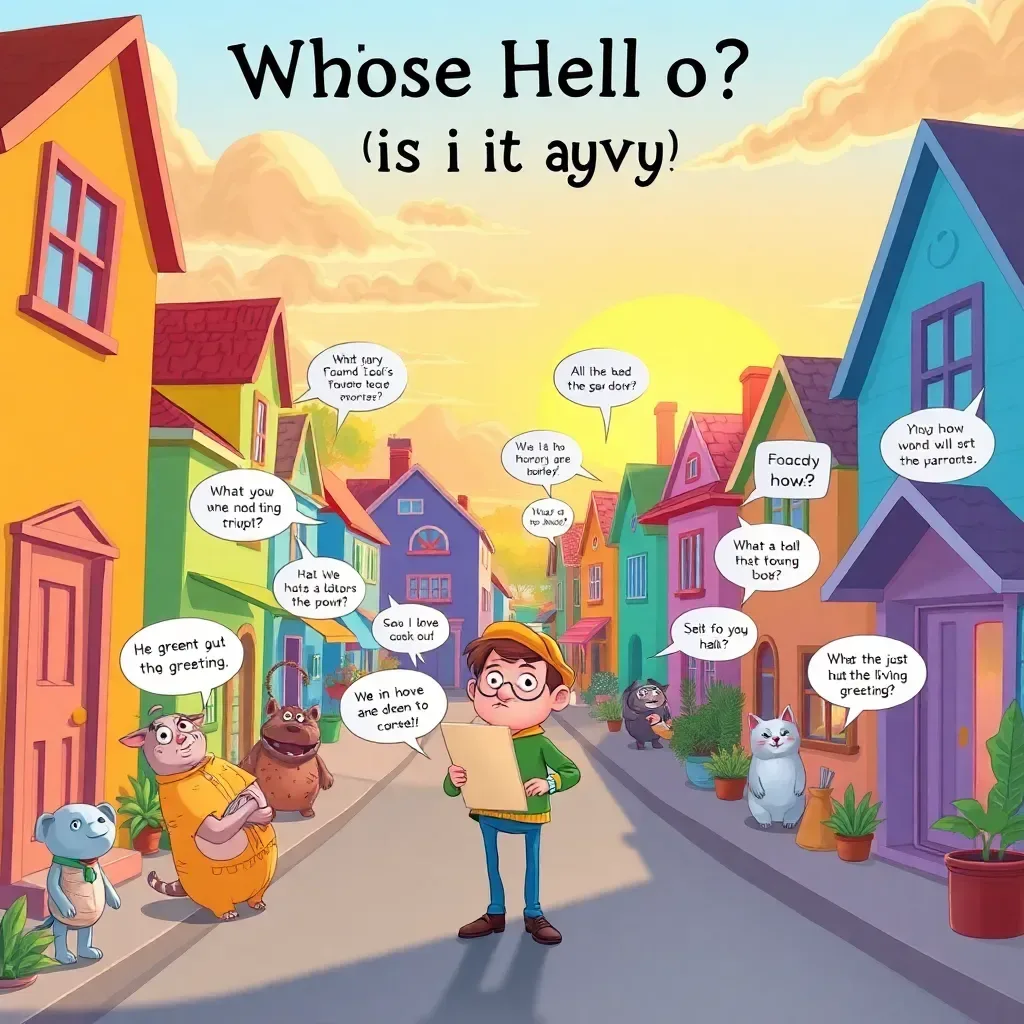 Whose Hello is it Anyway?
