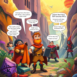 MetaQuest: Whose Adventure Is It Anyway? - Text-based game