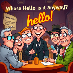 Whose Hello Is It, Anyway? - Text-based game