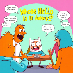 Whose Hello Is It Anyway? - Text-based game