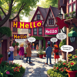 Whose Hello is It Anyway? - Text-based game