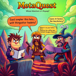 MetaQuest: Whose Adventure Is It Anyway? - Text-based game