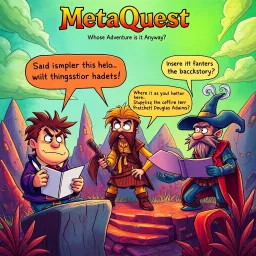 MetaQuest: Whose Adventure Is It Anyway? - Text-based game