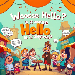 Whose Hello Is It Anyway? - Text-based game