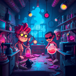 Whose Lab Is It Anyway? - Text-based game