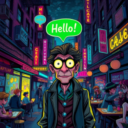 Whose Hello Is It Anyway? - Text-based game