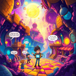 Spectrum Wars: Which Dimension is It Anyway? - Text-based game