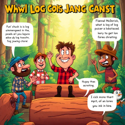 Log Jam: Who's Logs Are These, Anyway? - Text-based game