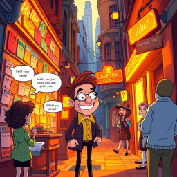 Whose Hello is It, Anyway? - Text-based game