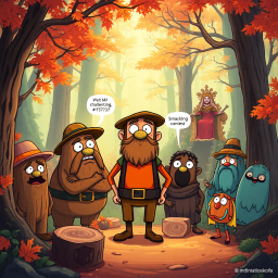 Log Jam: Who's Logs Are These, Anyway? - Text-based game