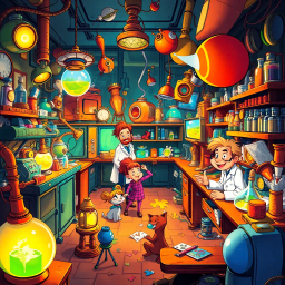 Whose Lab Is It Anyway? - Text-based game