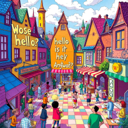 Whose Hello Is It Anyway? - Text-based game