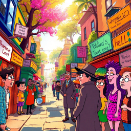 Whose Hello Is It Anyway? - Text-based game