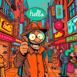 Whose Hello Is It Anyway? - Text-based game