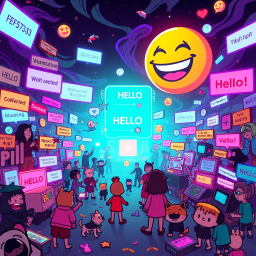 Memeception: Who's Hello Is It Anyway? - Text-based game