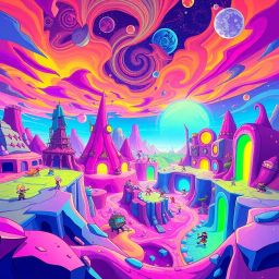 Spectrum Wars: Which Dimension is it Anyway? - Text-based game