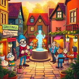 Whose Hello Is It Anyway? - Text-based game