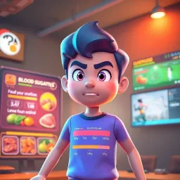 Blood Sugar Battle - Text-based game