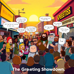 Whose Hello Is It Anyway? - Text-based game