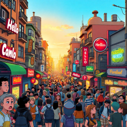 Whose Hellos Are These, Anyway? - Text-based game