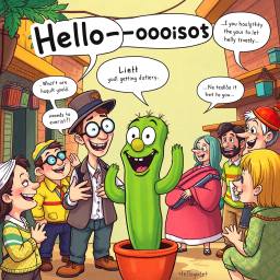 Whose Hello is it Anyway? - Text-based game