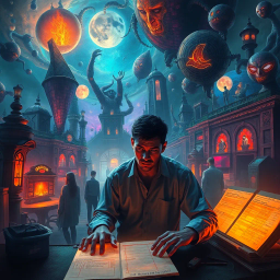 Nightmare Ledger: Who's Dreaming Anyway? - Text-based game