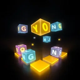 Spinning Glyphs