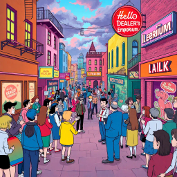 Whose Hello Is It Anyway? - Text-based game