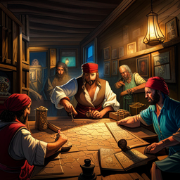 Pirate's Ransom - Text-based game