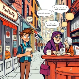 Whose Hello Is It Anyway? - Text-based game