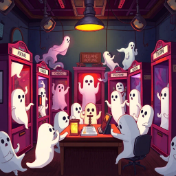 Whose Ghost Is It Anyway? - Text-based game