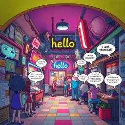 Whose Hello Is It Anyway? - Text-based game