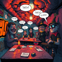 Whose Hello Is It Anyway? - Text-based game