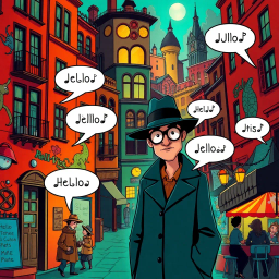 Whose Hello Is It Anyway? - Text-based game