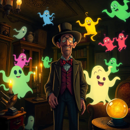 Hello, Whose Ghost Is It Anyway? - Text-based game