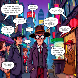 Comedic Mystery text games