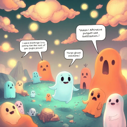 Hello, Whose Ghost Is It Anyway? - Text-based game