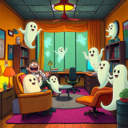 Hello, Whose Ghost Is It Anyway? - Text-based game