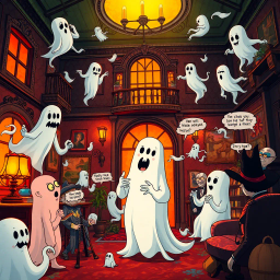 Hello, Whose Ghost Is It Anyway? - Text-based game