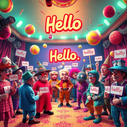 Whose Hello is it Anyway? - Text-based game