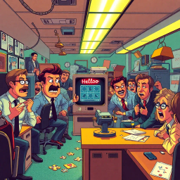 Whose Hello Is It Anyway? - Text-based game