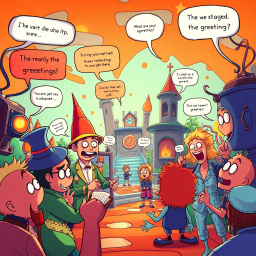 Whose Hello Is It Anyway? - Text-based game