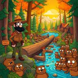 Log Jam: Who's Logs Are These, Anyway? - Text-based game