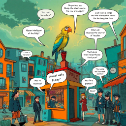 Whose Hello Is It Anyway? - Text-based game