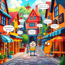 Whose Hello Is It Anyway? - Text-based game